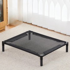 Elevated Dog Bed for Large Dog Portable Raised Dog Cot w/ Metal Frame XL