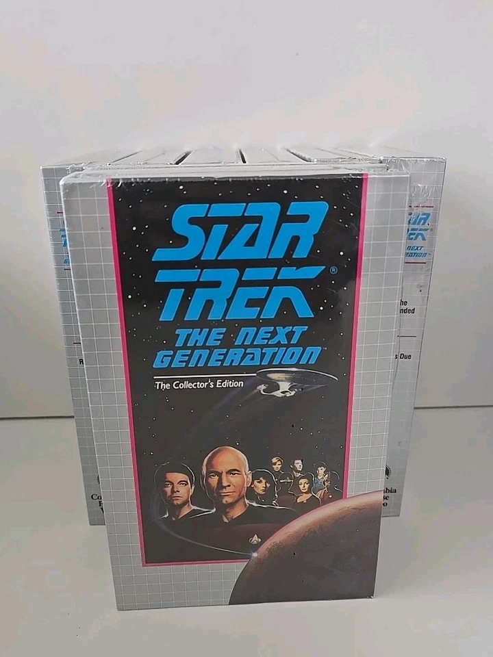 Star Trek TNG Collector’s Edition VHS Lot – 8 Sealed Tapes – Vintage Sci-Fi - Image 2 of 2