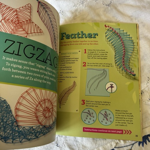 Klutz String Art Book How To Transform String And Pins Into Works Of Art - Picture 4 of 10