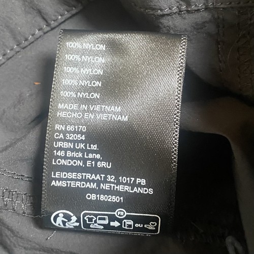 Urban Outfitters Cargohose Damen 10 schwarz Nylon hohe Taille Wandern Gorpcore - Bild 9 von 14