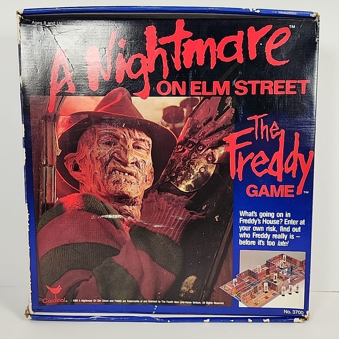 Incomplete) Nightmare on Elm Street The Freddy Krueger Board Game
