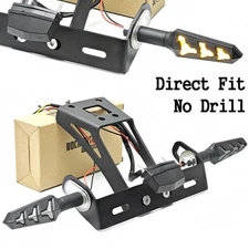 Fender Eliminator For NINJA 500 Z500 EX500 2024-2025 Plate Bracket LED Signals