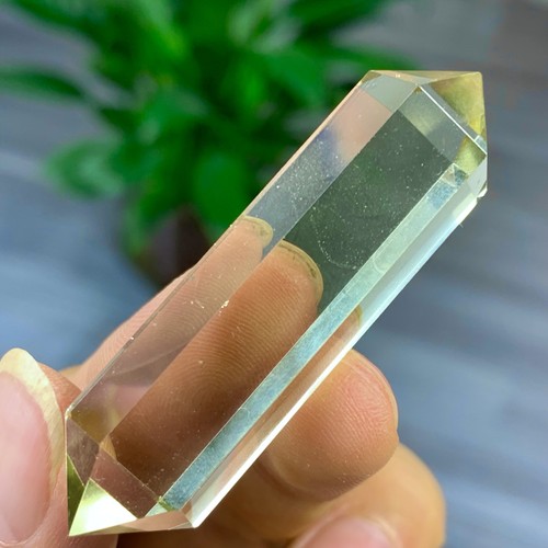 16G Natural Citrine Quartz Obelisk Crystal Double Point Wand Reiki Healing Gem - Picture 4 of 23