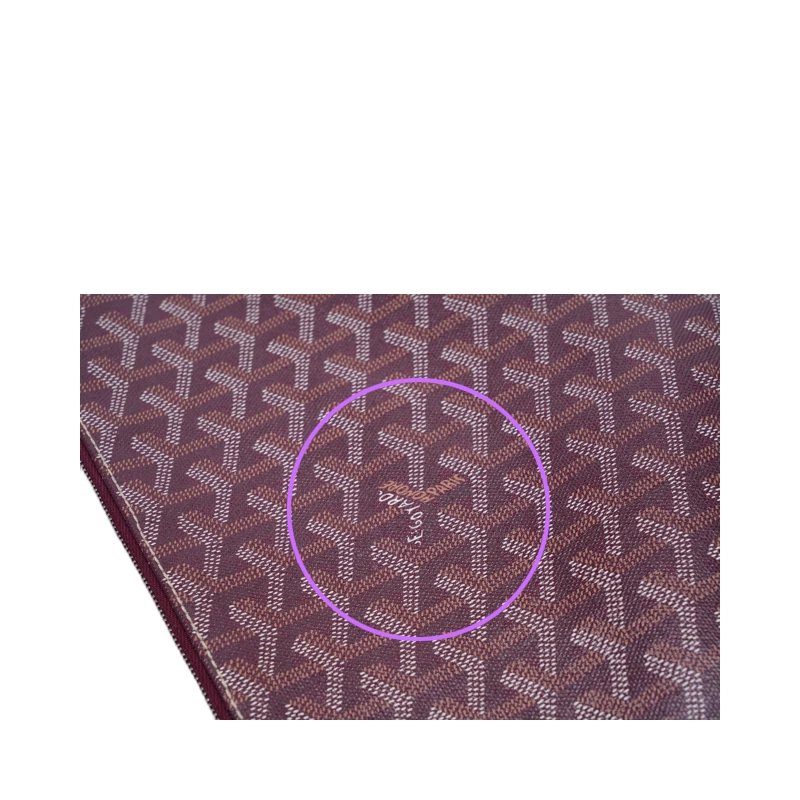 Pochette donna Goyard bordeaux tela Senna MM