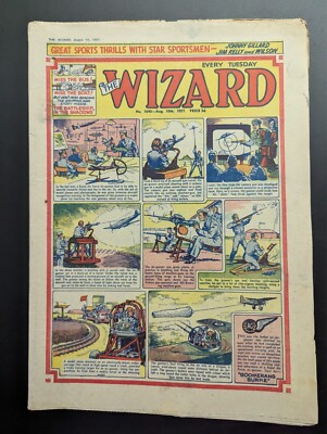 Wizard Comic No 1643, August 10th 1957, D.C. Thomson, Birthday Issue