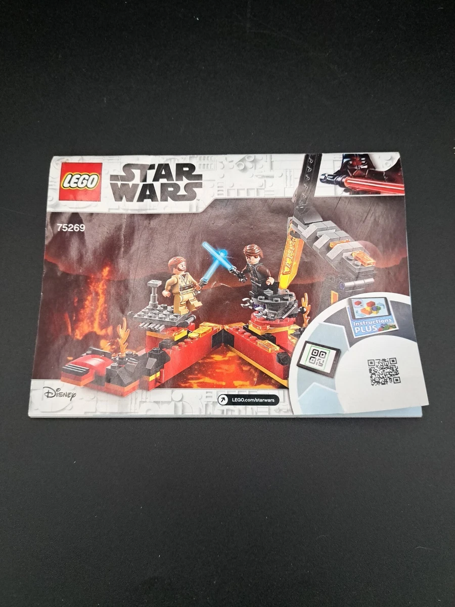 LEGO Disney Star Wars Duel on Mustafar 75269 Instruction Booklet