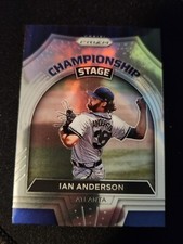 2022 Panini Prizm Championship Stage #CS-4 Ian Anderson Atlanta Braves
