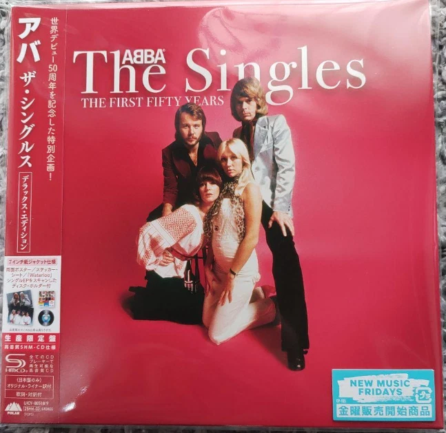 ABBA THE SINGLES THE FIRST FIFTY YEARS 7 INCH EP SIZE SLEEVE JAPAN SHM CD - Image 2 of 3