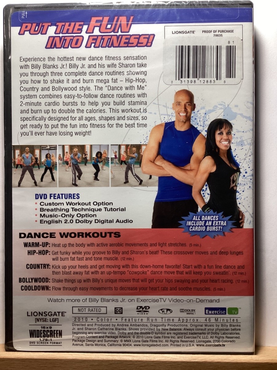 スポーツ・フィットネス Billy Blanks Jr. DANCE WITH ME DVD & CD スポーツ・フィットネス Billy Blanks Jr. DANCE WITH ME DVD