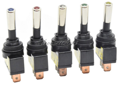 4PCS 12V 20A Car Auto LED Light Toggle Rocker Switch 3Pin SPST ON/OFF NEW