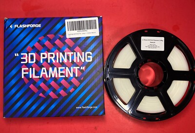 3D PRINTER  FILAMENT FLASHFORGE HS PLA 1kg/2.2lb 1.75mm Natural