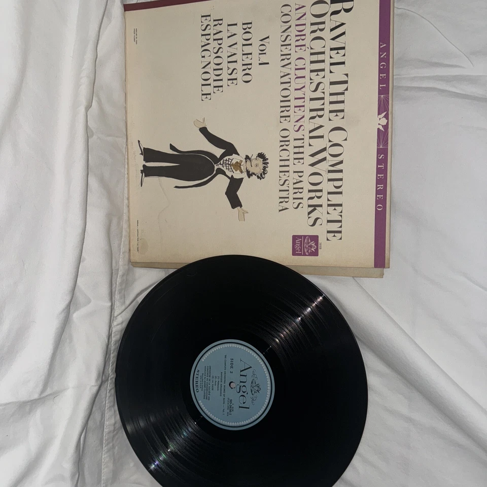 ANDRE CLUYTENS SAXF RAVEL L'OEUVRE POUR ORCHESTRE BOLERO LA VALSE RHAPSODIE  - Image 4 of 4