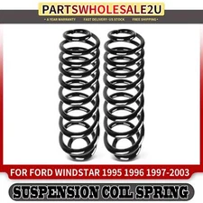 2x Rear Driver & Passenger Suspension Coil Springs for Ford Windstar 1995-2003