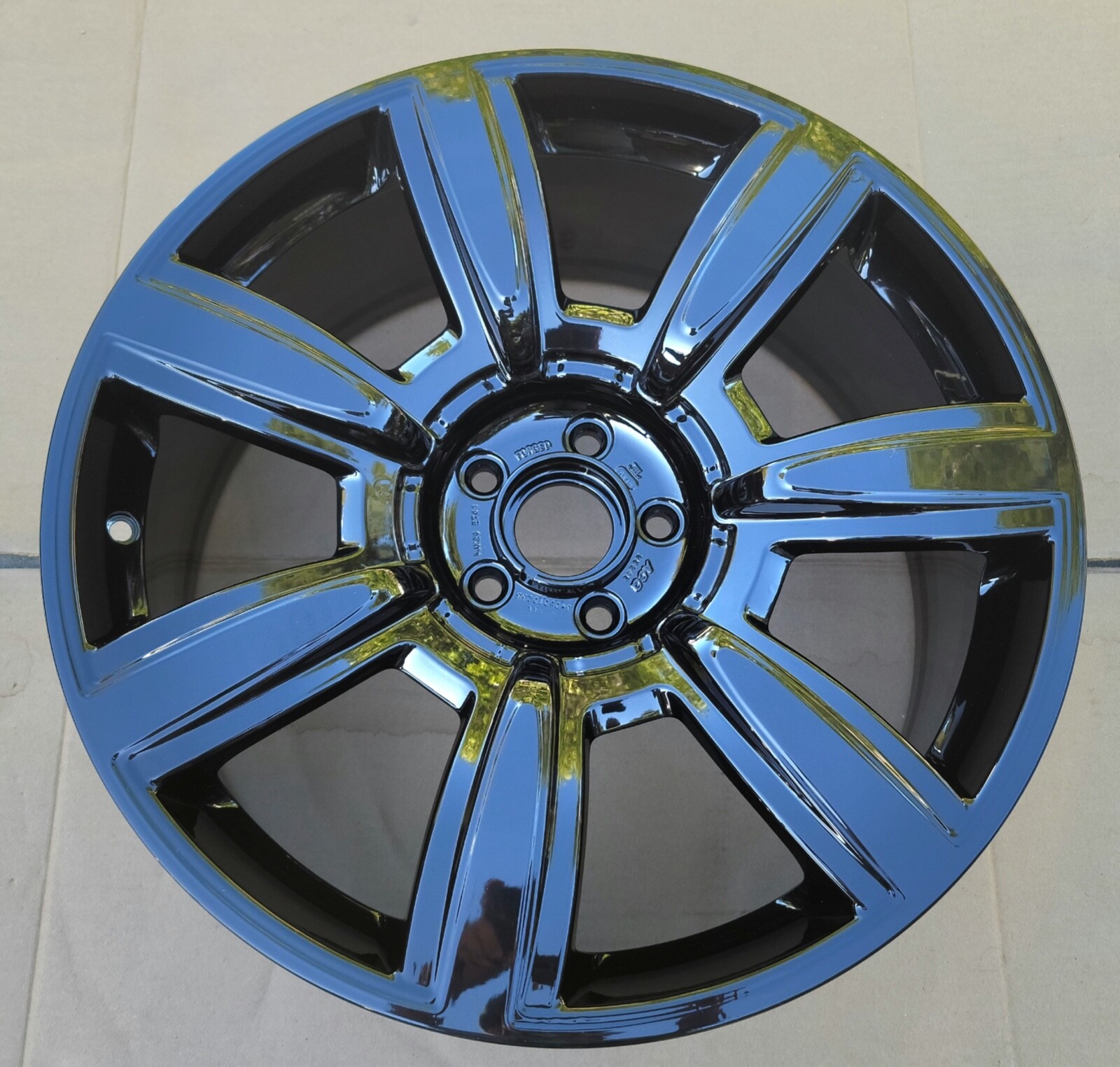 20" NW black OEM FACTORY BENTLEY FLYING SPUR CONTINENTAL GT GTC MULLINER 1 WHEEL