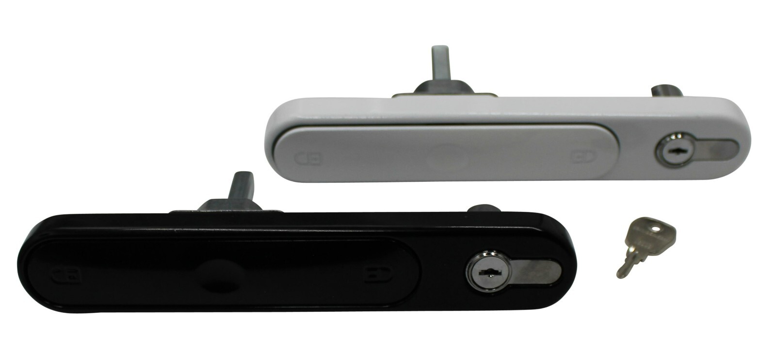 bifold door handle ALUK QLine Pop Out Locking Handle White Or Black eBay
