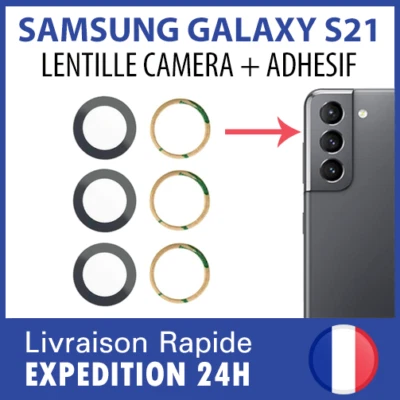 Samsung Galaxy S21 / S21 5G vitre lentille camera arrière appareil photo verre