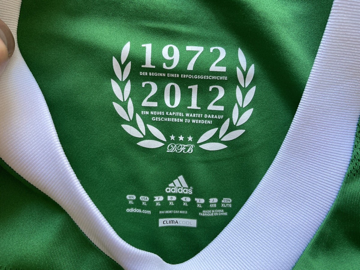 GERMANY 2012 AWAY FOOTBALL SHIRT SOCCER JERSEY ADIDAS Z21412 sz XL