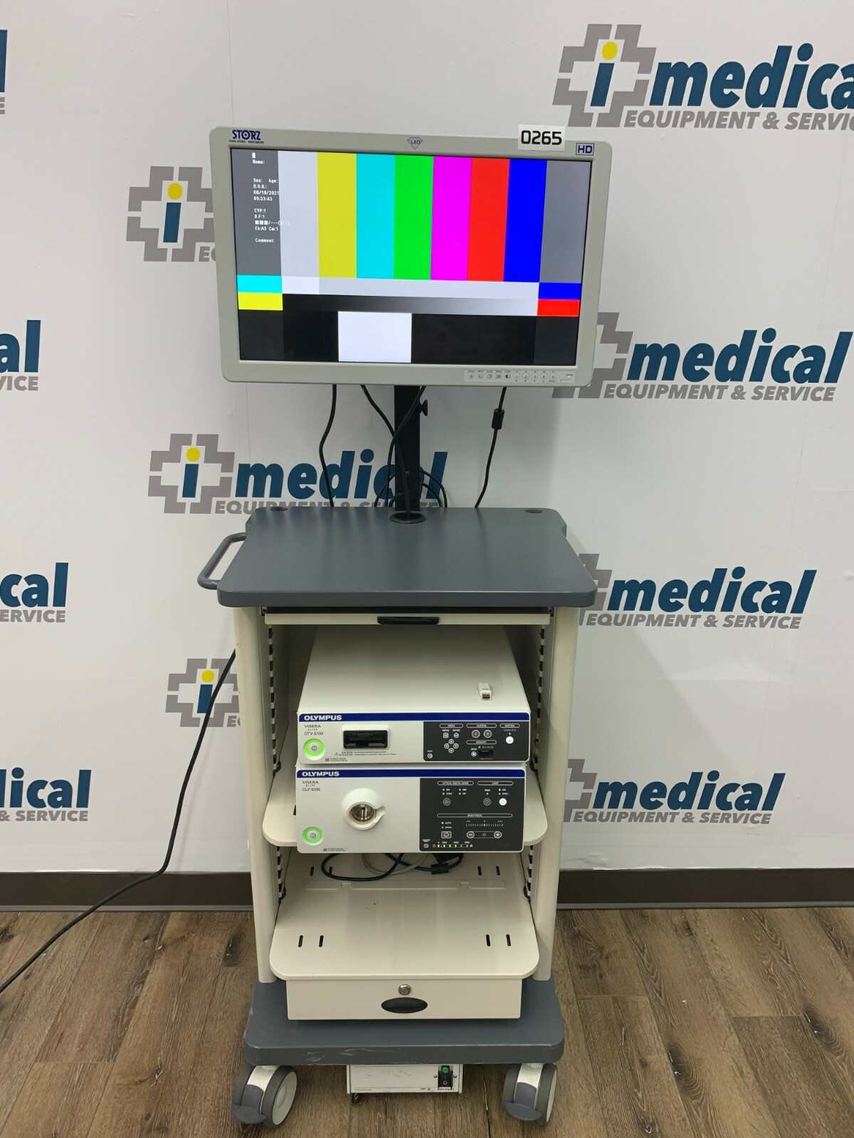 Olympus Visera ELITE OTV-S190 CLV-S190 Video System Storz Monitor (0265)
