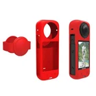 Accessories For Insta360 X4 Camera Silicone Protective Cover Case with Lens Cap