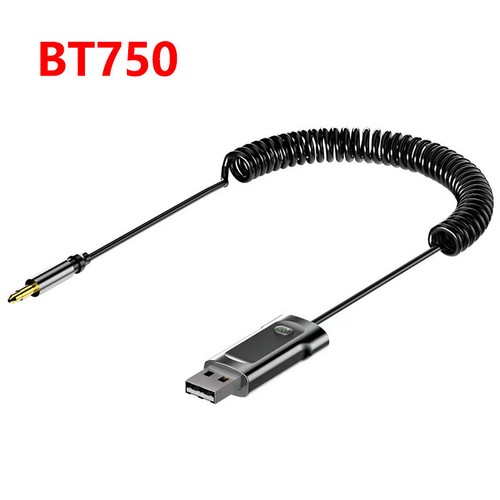 Bluetooth 5.0 Empfänger Adapter 3.5mm Auto AUX Audio Stereo USB KFZ mit Kabel - Bild 13 von 14
