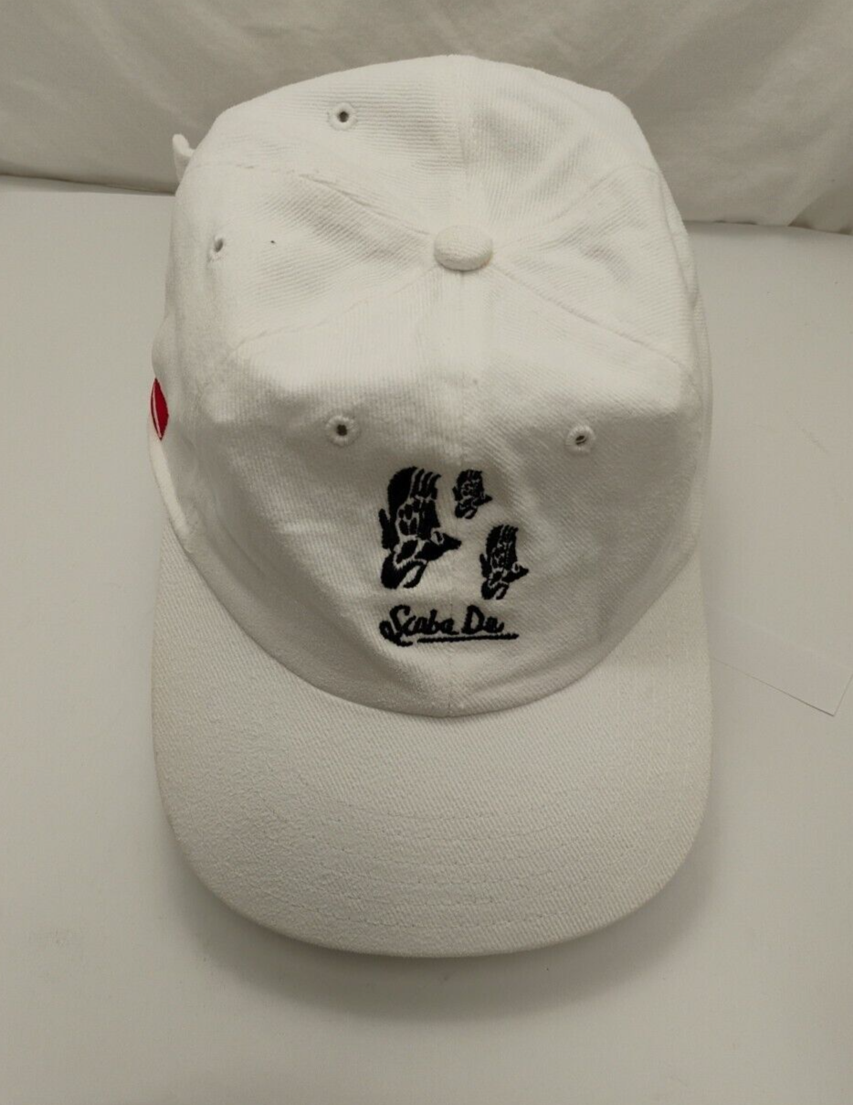 Cozumel Island White Adjustable Strap Sun Hat