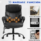 Big and Tall Office Chair 400lbs Wide Seat Ergonomic Office Chair,Black — photo 5
