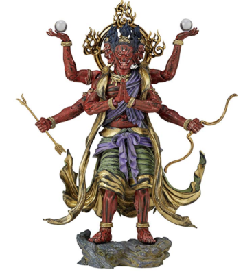 Kaiyodo Takeya Style Freestanding Figurine Ashura Figure Buddhism