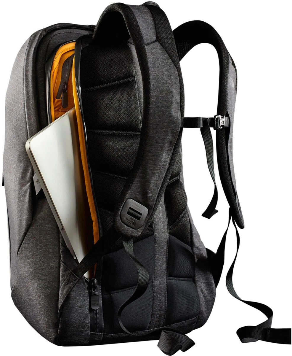 The North Face Access 22L Hard Shell Backpack Black Used eBay