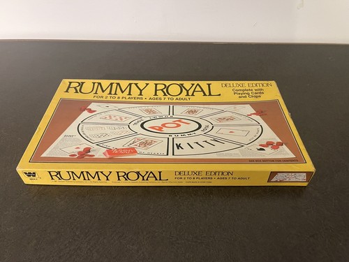 Vintage Whitman Rummy Royal Deluxe Edition Board Game Card Game 1981 INCOMPLETE - Picture 7 of 12