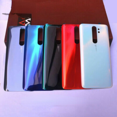 New Glass Rear Panel Battery Back Door Cover For Xiaomi Redmi Note 8 pro Sticker