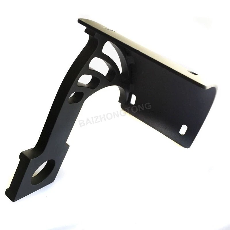 Soporte de matrícula curva de montaje lateral negro apto para Yamaha YZF R1 2004-2006 R1 Foto 4 de 4