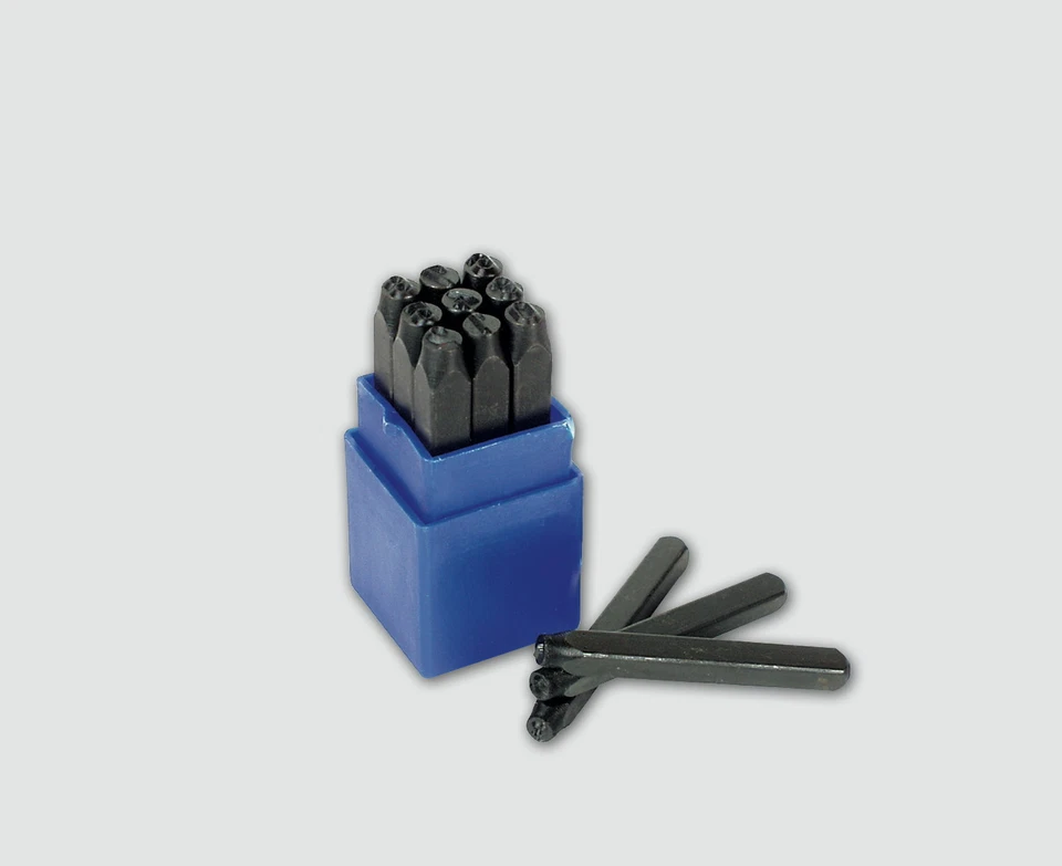 Mannesmann Number Punch Set / 9pcs / 3mm / Metal Marking / Carbon Steel GS TUV
