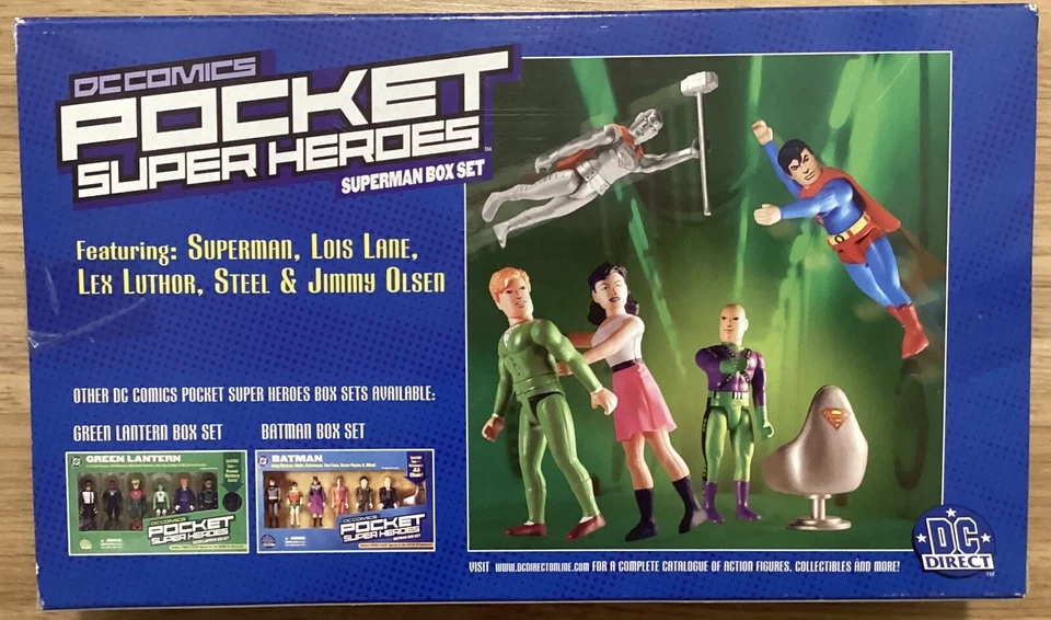 DC COMICS Pocket Superheroes Superman Box Set ~ Sealed - Image 4 of 4