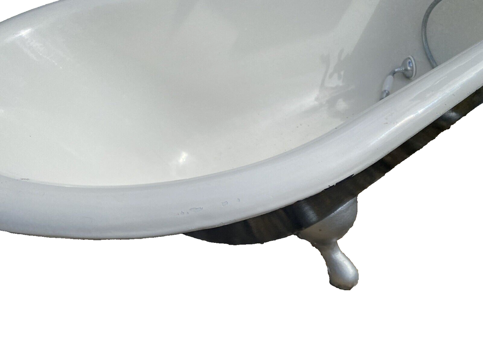 Cast Iron Roll Top Freestanding Bath, Heavy ! eBay