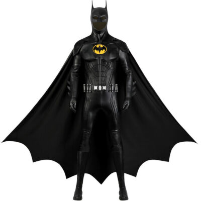 The Flash Batman Outfit Michael Keaton Cosplay Costume Bruce Wayne Full Suit