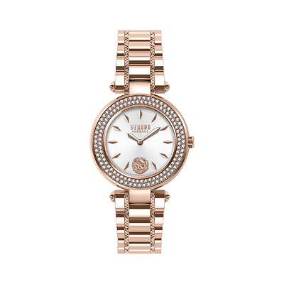 Damenuhr VERSUS By Versace BRICKLANE VSP716521 Edelstahl Gold Rose Weisse