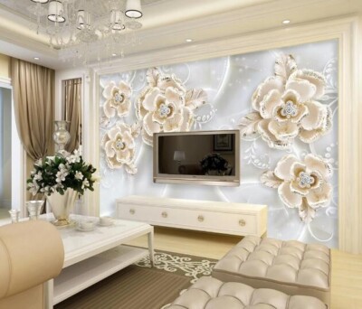 3D Flower Crafting ZHUA2284 Wallpaper Wall Murals Removable Self-adhesive Ann 24