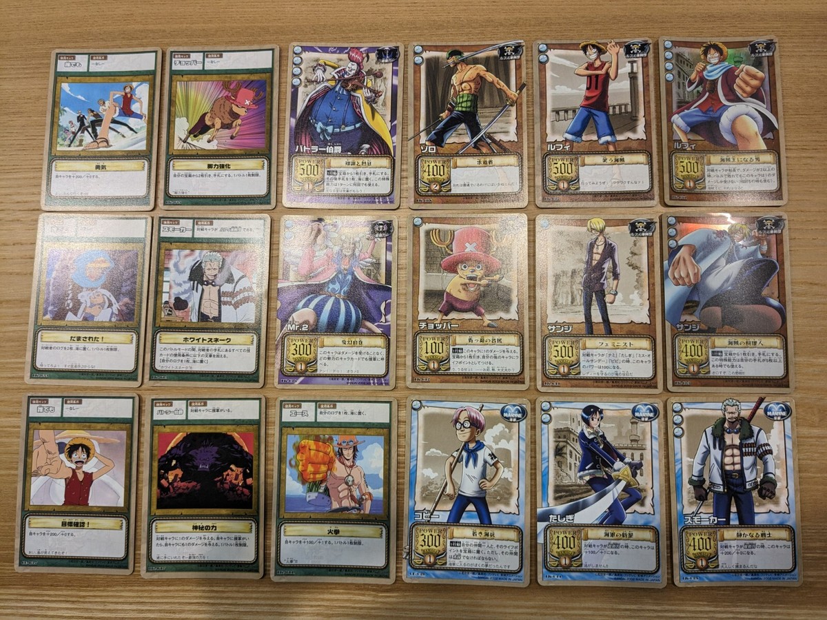 バンダイ(BANDAI) ONE PIECEカードゲーム One Piece Card Game 18 set bandai 2002 made in JAPAN | eBay