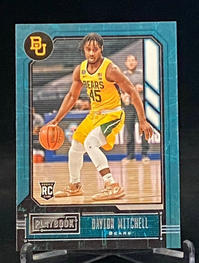 2021-22 Chronicles Draft Picks Playbook #327 Rookie Davion Mitchell Baylor Bears