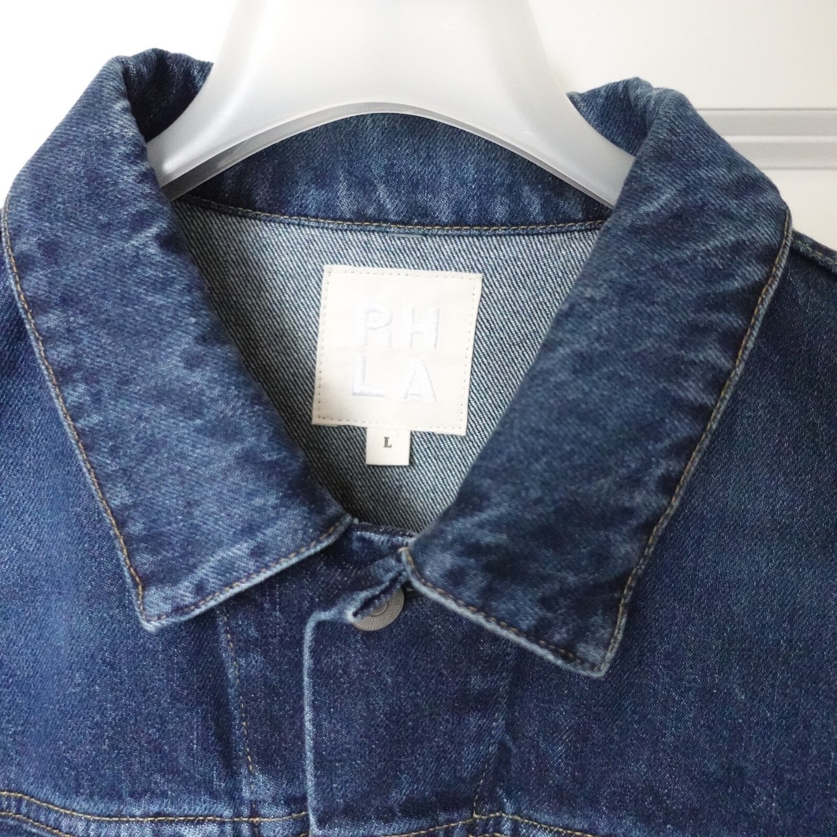 Ron Herman Mens Jean Jacket LARGE Denim Trucker Style Made