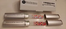Bona Fide Beauty Ergonomic Nail File Set - 2PC Czech Glass Set Hearts & Flowers.