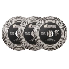 3pcs/set Diamond Cutting Grinding Disc Wheel 4.5"/115mm Saw Blade Tile Marble