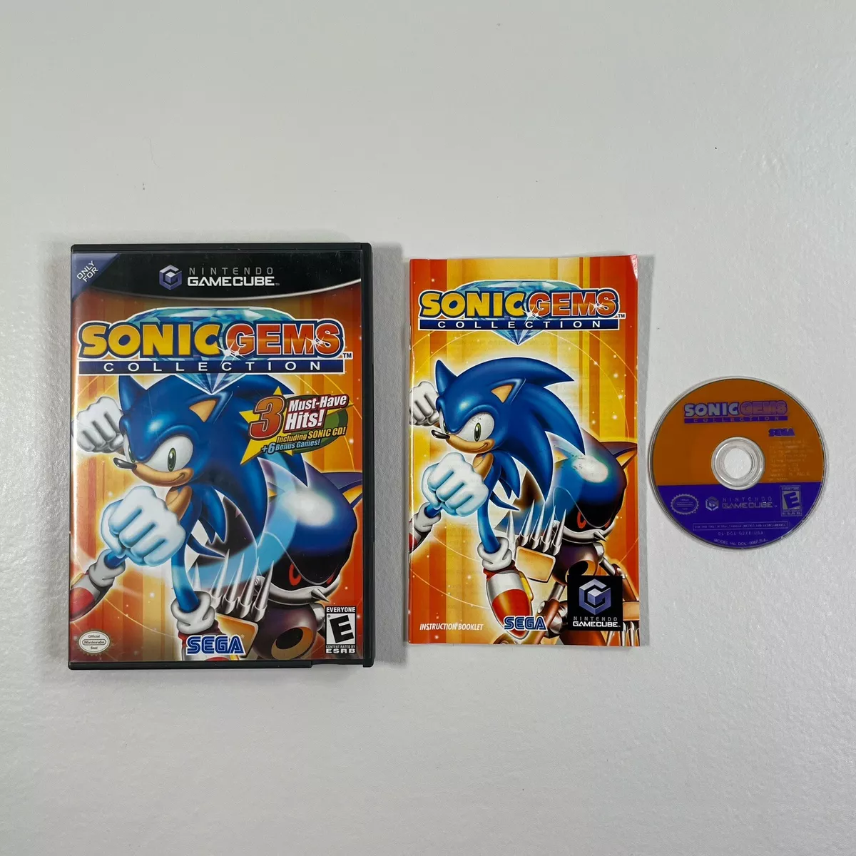 Sonic Gems Collection Nintendo Gamecube Complete CIB Excellent Condition