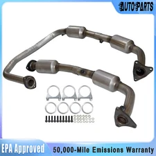 Exhaust Manifold Catalytic Converters Fit 2007-2020 Toyota Tundra 5.7L Flex Pipe