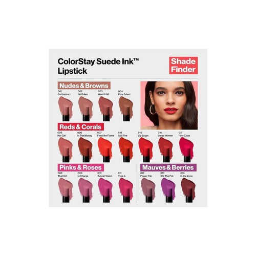 Revlon Colorstay Suede Ink Lipstick - 018 First Class x 3 - Bild 3 von 3