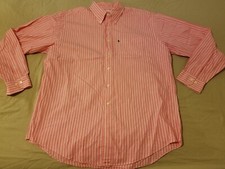 Mens Brooks Brothers Dress Shirt L Large Pink Button Cotton