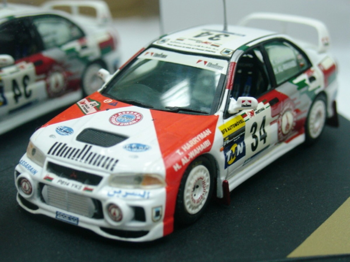 WOW EXTREMELY RARE Mitsubishi Lancer Evo4 WRC Wahaibi Portugal