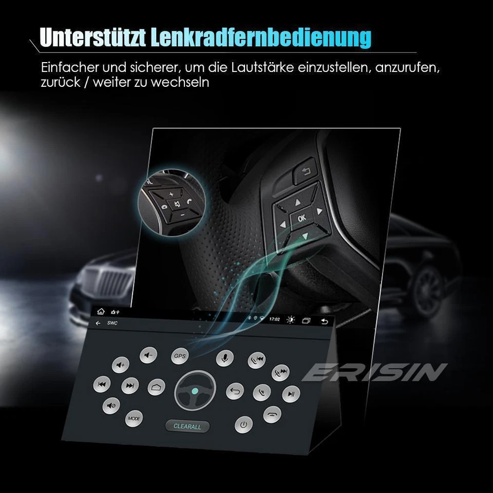 8-Kern 64GB Android 13 Autoradio GPS Navi für Fiat Punto Linea DAB+ CarPlay WiFi - Bild 4 von 4