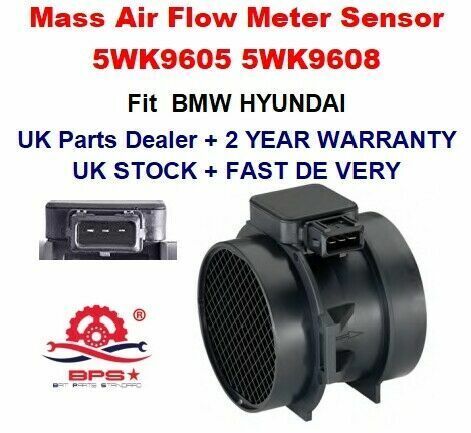 Mass Air Flow Meter Sensor 5WK9605 5WK96050Z 13621432356 for BMW HYUNDAI KIA  - Picture 1 of 4