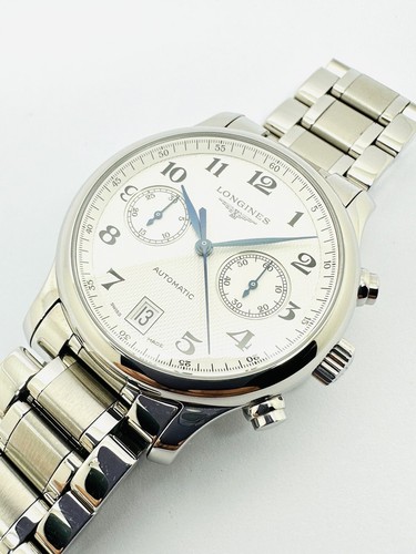Longines Cronógrafo Automático Master Collection 40mm SS L2.669.4 con Caja y Papel - Imagen 8 de 24
